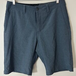 Volcom Surf & Turf Shorts Mens 32 Blue Heather 2 Way Stretch Hybrid